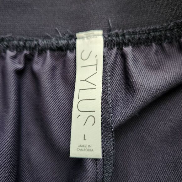 Stylus Women's Wide-Leg Quick-dri Moisture Wicking Pull-On Pants Size Large - Picture 6 of 8